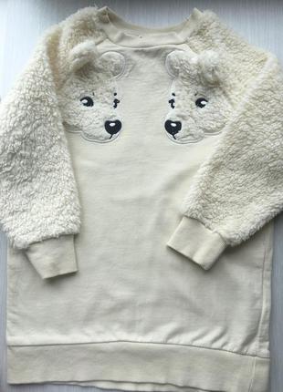 Свитшот платье h&m 2-4 года