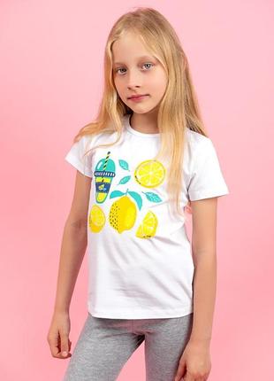 Футболка летняя лимончики