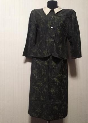 Костюм-спідниця, піджак ретро вінтаж