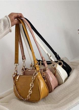 Стильна сумочка багет