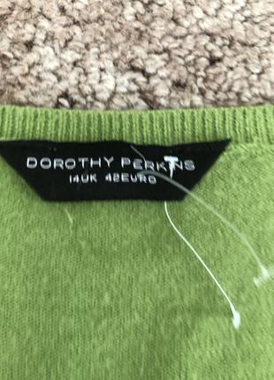 Свитерок dorothy perkins горчично зелёный3 фото