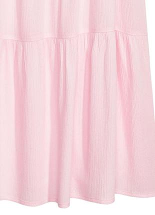 Плаття платье сарафан миди нежное светлое летнее майка майкой розовое2 фото
