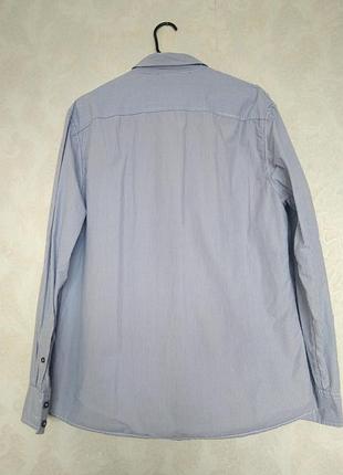 Мужская рубашка рубашки в полоску бренда next,р.l