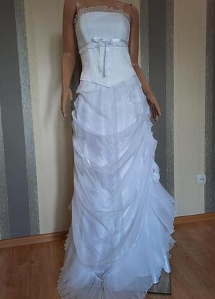 Свадебное платье, корсет и юбка. новое.