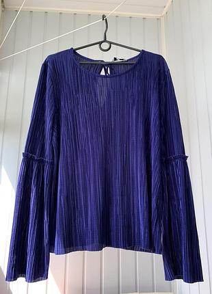 Блузка синяя nutmeg