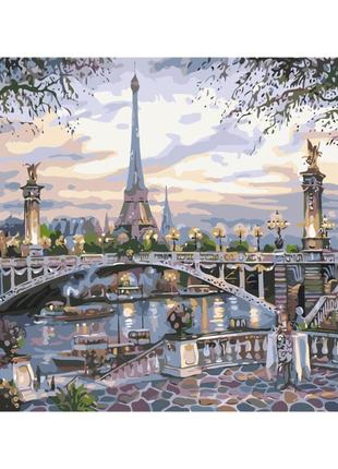 Картина по номерам вечерний париж ник