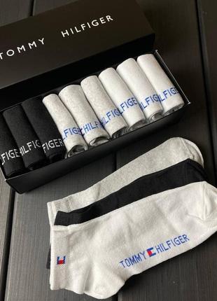 Мужские носки томми , подарочный набор носков tommy hilfiger