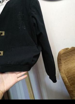 Бомбер куртка ветровка  винтажный стиль вышивка большой размер10 фото
