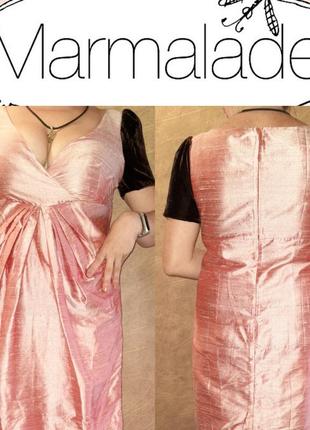 Дизайнерское шёлковое платье marmalade p.40