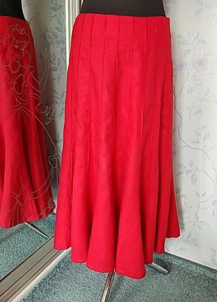 Лляна спідниця