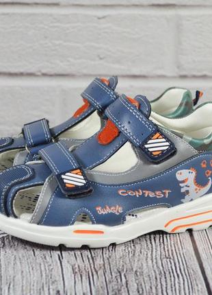 Закриті босоніжки для хлопчика томм 23розмір. супінатор, каблук. модель 73-50d