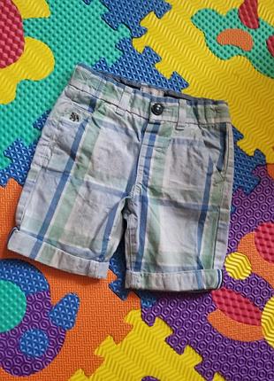 Шорты шортики в клетку 2-3 года.
