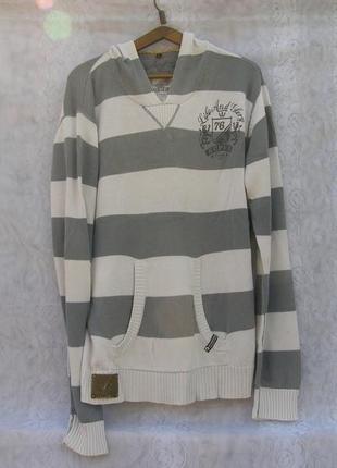 Кофта худи полосатая life andglory 100% cotton