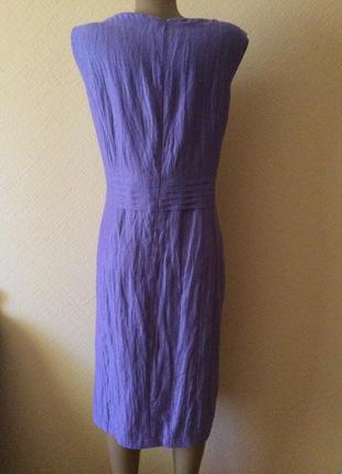 Распродажа — элегантное льняное жатое платье от gerry weber.3 фото