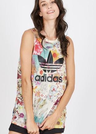 Женская яркая стильная майка adidas originals - оригинал!1 фото