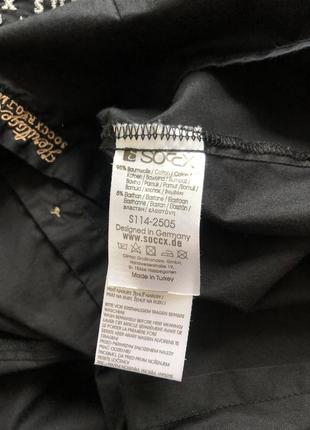 Soccx black черная рубашка вышивка эмблемы цифры надписи10 фото