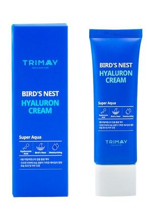 Крем с гиалуроновой кислотой и экстрактом ласточкиного гнезда bird's nest hyaluronic cream trimay