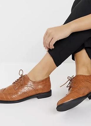 Туфлі броги asos design