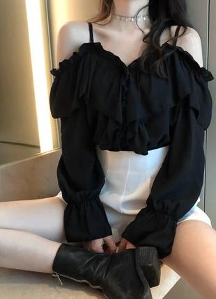 Блуза с рюшами ❣️1 фото
