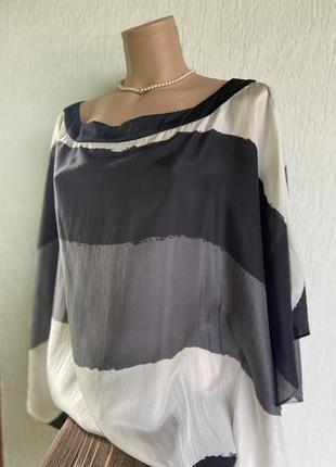 Фирменная стильная качественная натуральная блуза из шёлка2 фото