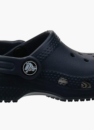 Сабо crocs classic clog темно-сині  j24 фото