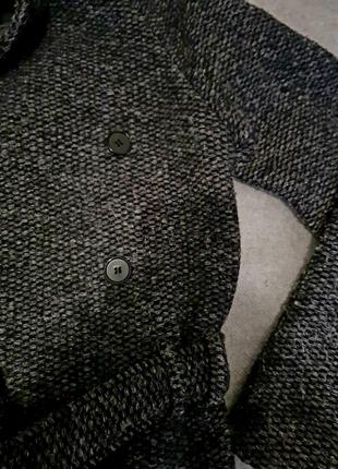 Пальто серое на подкладке naf naf5 фото