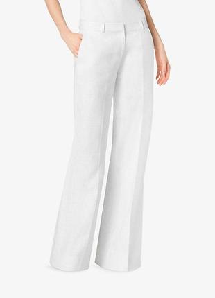 Stefanel светлые брюки лён