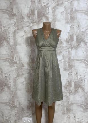 Нарядное мини платье с люрексом,сарафан(010)2 фото