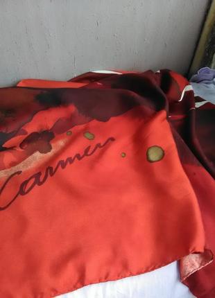 Подписной шёлковый платок carmen7 фото