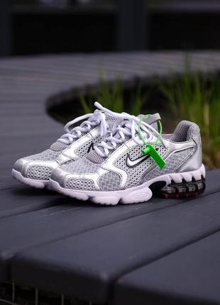 Nike air zoom spiridon cage 2 grey steel мегадышащие кросівки