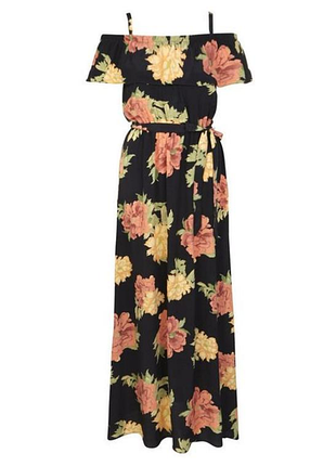 Платье в цветочный принт