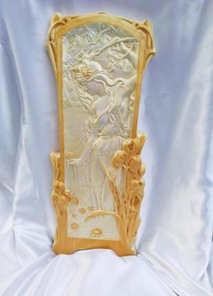 Панно мавка керамика. 6