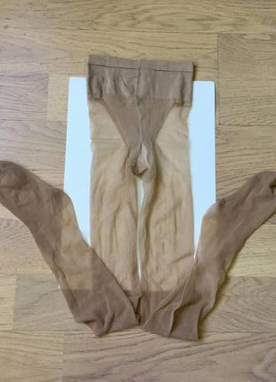 Колготки тонкие прозрачные бежевые с утяжкой!!️мин-не заказ 175 гр!!️