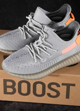 Кроссовки мужские adidas yeezy 350 серые / кросівки чоловічі адидас адідас изи сірі кроссы