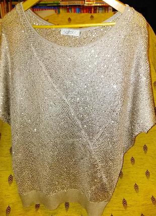 Джемпер с паетками