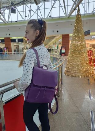 Жіночий рюкзак loft mqn - фіолетовий5 фото