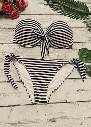 New look купальник полосатый