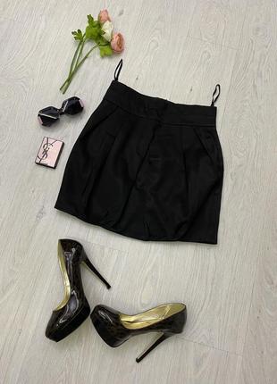 Базовая чёрная юбка miss selfridge