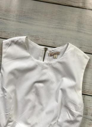 Легкое летнее белоснежное платье сарафан хлопок натуральный3 фото