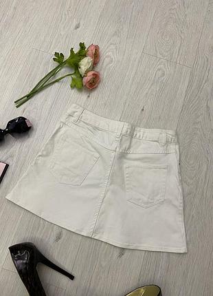 Джинсовая мини юбка h&m 3