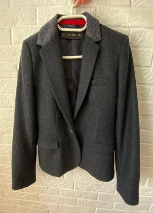 Чорний піджак zara