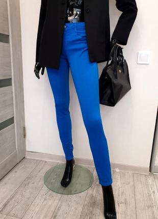 Джинси zara кольору електрик