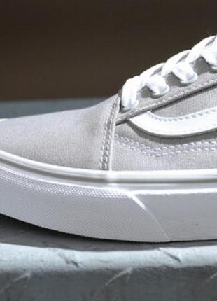 Кеди vans old skool canvas gray6 фото