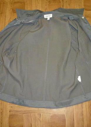 Винтажная спортивная легкая куртка ветровка бомбер женская серая в идеале винтаж4 фото