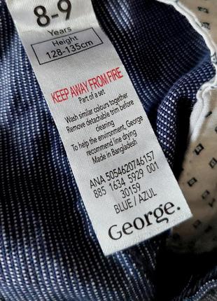 Легкие шорты george, рост 128-135 см(8-9 лет).3 фото