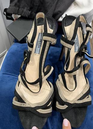 Босоножки prada оригинал 39р