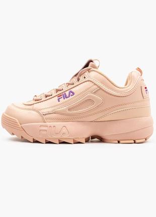 Кроссовки женские fila disruptor 2 pink (фила, кросівки)