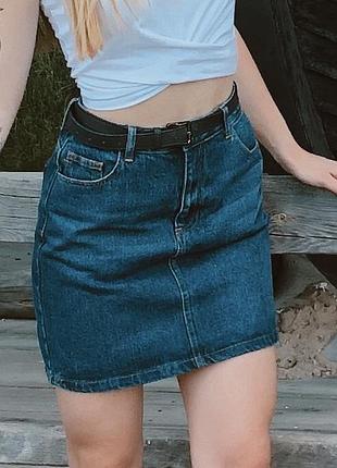 Джинсова спідниця юбка