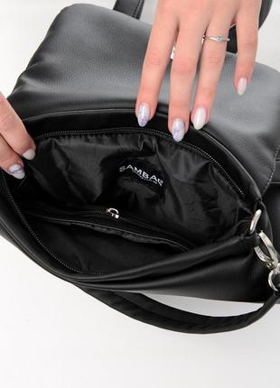 Жіноча сумка milano - black6 фото