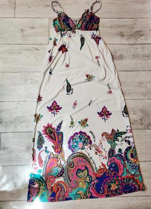 Очень красивое платье сарафан летнее цветное